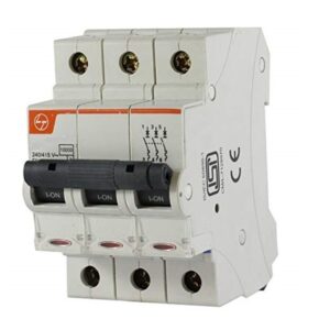 L&T BB30030D MCB 3A 3 Pole D-Curve 15kA
