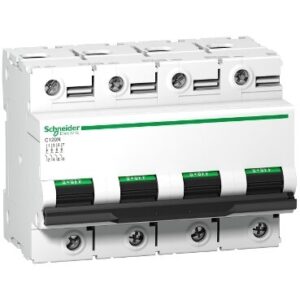 Schneider A9N18374 100A 4 Pole C Curve MCB Acti 9