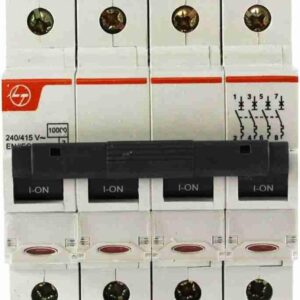 L&T BB40400B MCB 40A 4 Pole B-Curve 15kA