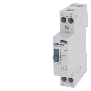 Siemens 5TT58016 Insta Contactor Automatic with Switching Indicator 1NO+1NC Contact 20A 230V AC