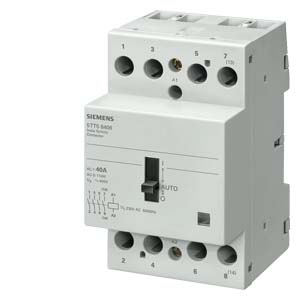 Siemens  Insta Contactor Automatic with Switching Indicator 4NO Contact 63A 400V AC 5TT58506