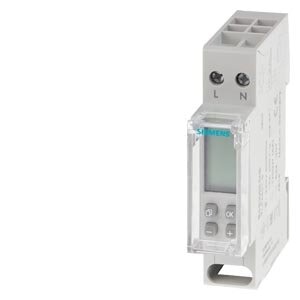 Siemens 7LF45015 Daily/weekly Program Time Switch 1 channel Mini digital 100 Hr Reserve, 16A 230V AC