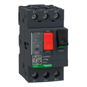 Schneider GV2ME07 1.6-2.5A 3 Pole 100 kA MPCB TeSys GV2