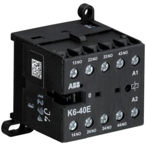 ABB  K6-40E-01 4 Pole Mini Contactor Relay 24V 40-450Hz GJH1211001R0401
