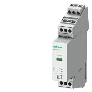 Siemens  SPD Type 3, UN=120V AC/150V DC UC=150V AC/DC UOC= 2kA 2 Pole With Remote Signaling width 17,7mm 5SD74326