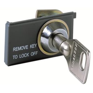 ABB 1SDA058273R1 KEY LOCK WITH SAME KEYS N.20007 IN OPEN POSITION E1/6 new