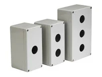 Siemens Make Enclosure for Pushbutton, 22 mm, Metal, Gray 3SB52 3SB5803-8AH3