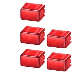 Siemens   Indicator Transparent cap 5TE48 Set Red 5TG8061