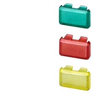 Siemens   3 Phase Indicator Transparent cap 1 Set 3 Item Red/Green/Yellow lens 5TG8070