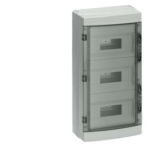 Siemens   Simbox WP IP65 DB 3 Row, 3 x 18 Mod 8GB13733