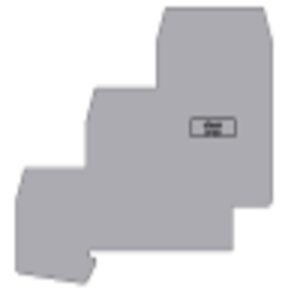 Elmex Make End Plate for DUSD 4, DPSD, Grey (Pack of 100)