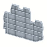 Elmex  End Plate for DSDDM 2.5, DSDD 2.5EP, Grey (Pack of 100)