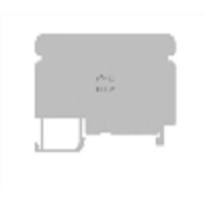 Elmex  End Plate for DST 2.5, DSEP 2.5, Grey (Pack of 100)