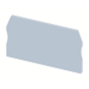 Elmex  End Plate for DST 4, DSEP 4, Grey (Pack of 100)
