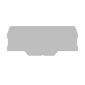 Elmex  End Plate for DST16-1X2, DSMP 16-1x2, Blue (Pack of 100)