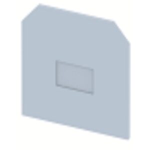 Elmex Make End Plate for KST 4UWS, KPX, Grey (Pack of 100)