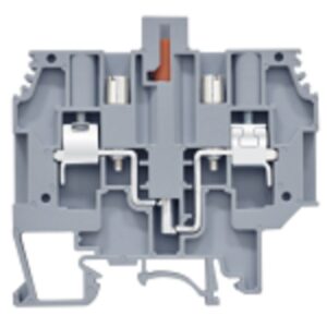 Elmex Make Disconnecting Terminals (Pop-Up Type), KUPTD6 , 630 V/24 A/6 sq mm/1.5 Nm, Blue (Pack of 50)