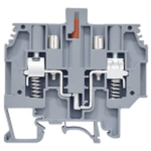 Elmex Make Disconnecting Terminals (Pop-Up Type), KUPTD6S, 630 V/24 A/6 sq mm/1.5 Nm, Blue (Pack of 50)