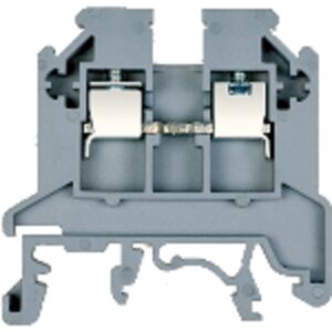 Elmex KUTM 2.5 Grey (Slim) Feed Through Screw Clamp Terminals 800V 24A 2.5 sq mm 0.5 Nm