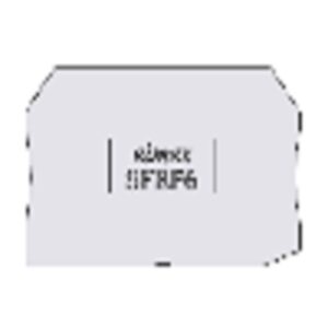 Elmex  End Plate for SCF 6, SFEP, Red (Pack of 100)