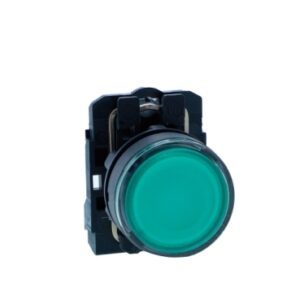 Schneider Make Push Button LED 120V AC Harmony XB5 XB5AW33G1N