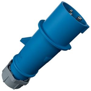 Mennekes CEE Plug AM-TOP with screw terminal and single part body, 32A, 2+E Pole, 230V 260