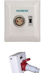 Siemens   Plug & Socket DB IP20 with Provision for 1 Phase 20A 1P MCB mounting 8GB0502S