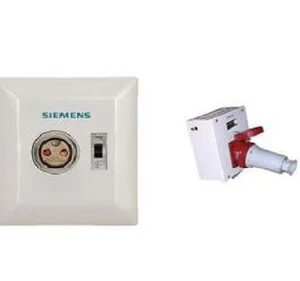 Siemens   Plug & Socket DB IP20 with Provision for 1 Phase 20A 2P MCB mounting 8GB0501SRC